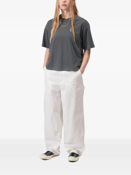 Nohavice Carhartt Wip biela