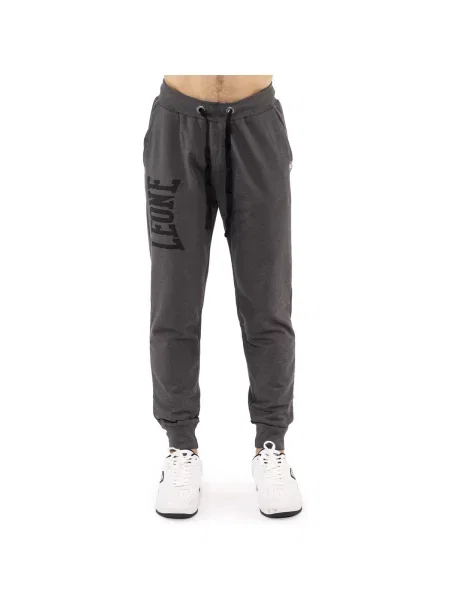 Pantaloni sport Leone 1947 cu autograf gri