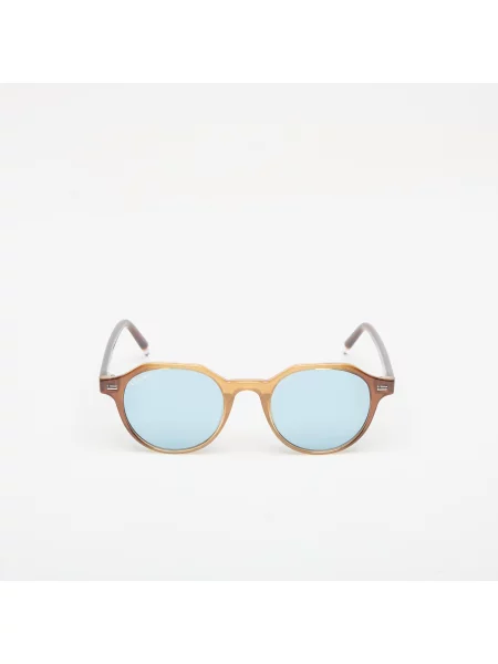 Okulary przeciwsłoneczne D.Franklin Ultra Light S Round Trans Brown/ Trans Blue Universal niebieskie