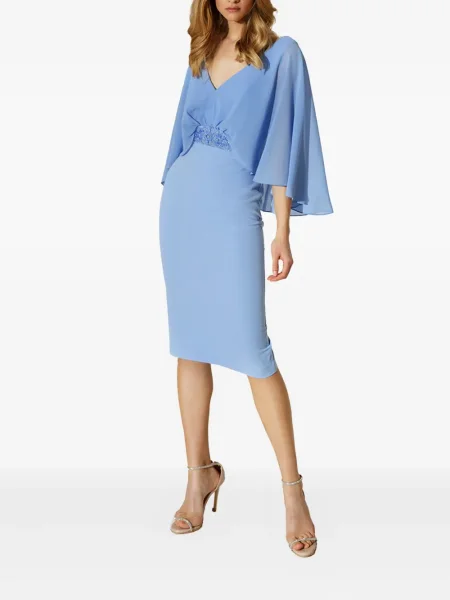Rochie mini Allure de costum albastru