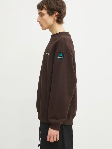 Μπλούζα adidas Originals Equipment Crew καφέ