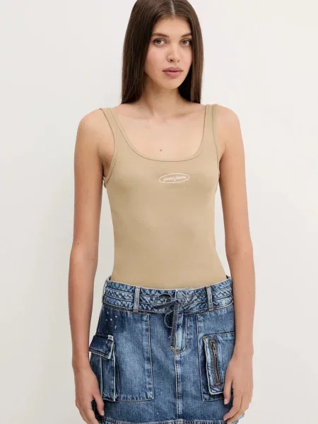 Топ Guess Jeans бежово