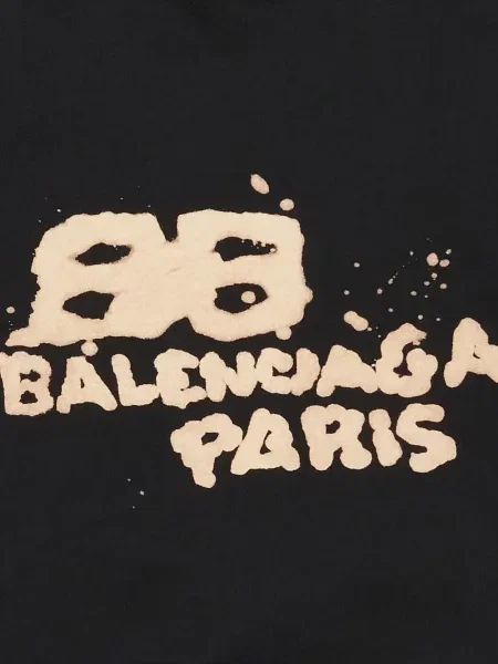 Hanorac cu glugă Balenciaga negru