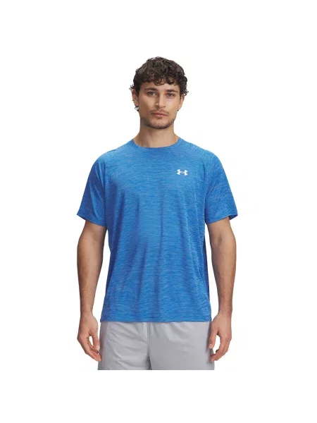 Koszulka Under Armour Tech Textured Krótkie Rękawy S niebieski
