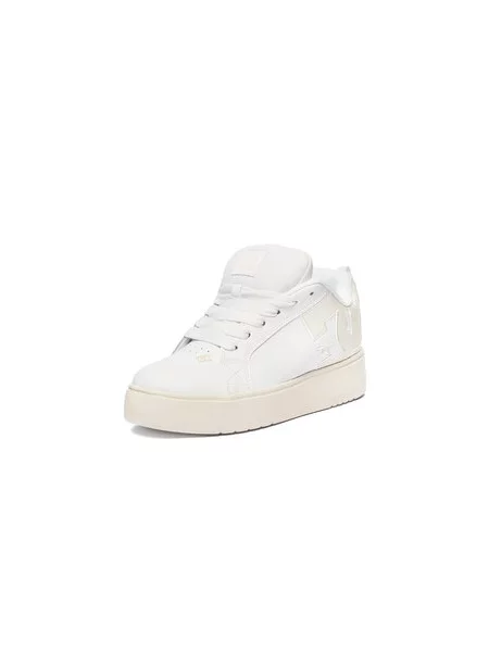 Sneakersy DC Shoes EO-COURT GRAFFIK PLATFORM biela