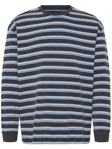 BLEND Tricou BHKARSYN albastru porumbel / albastru deschis / albastru amestec alb