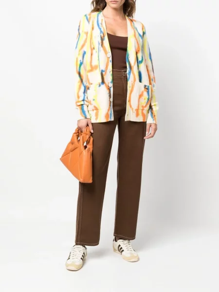 Cardigan The Elder Statesman din cașmir cu imagine