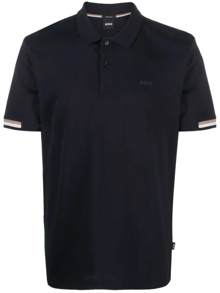 Polo Boss cu imagine albastru