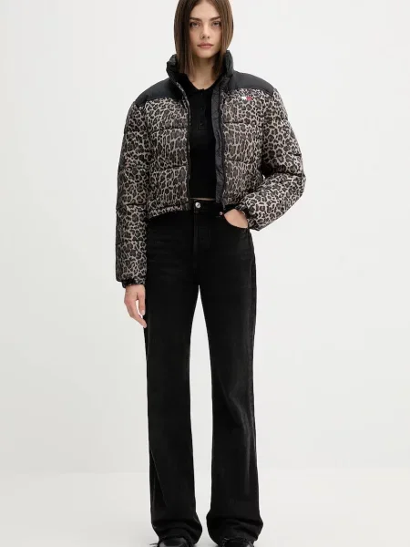 Jakna Tommy Jeans rjava