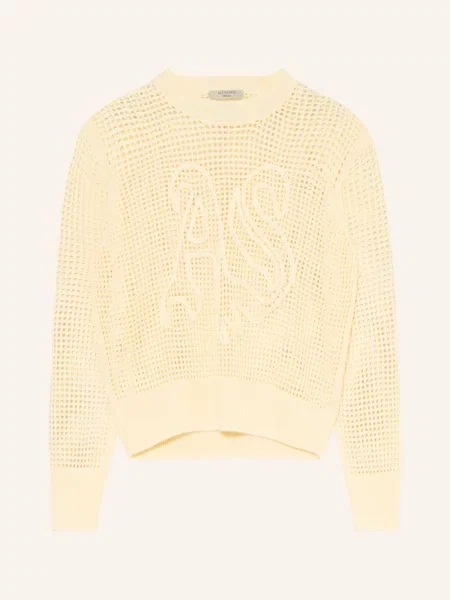 Allsaints Sweter Raelyn weiss beżowy