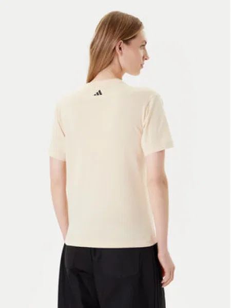 ADIDAS SPORTSWEAR Funkčné tričko Adidas x Farm žltohnedá / modrá / kiwi / čierna béžová