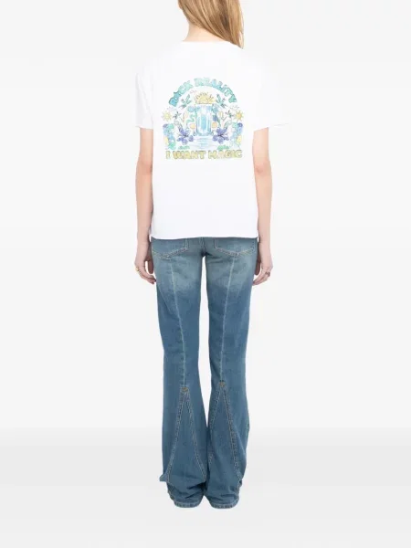 Tricou Zadig&voltaire cu imagine alb