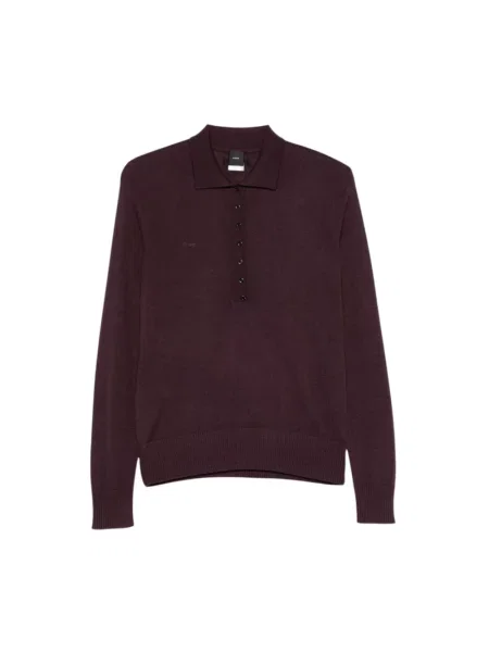 Sweter Pinko wełniany fioletowy