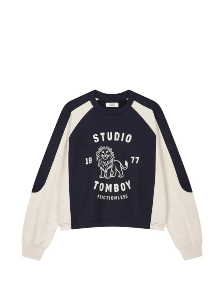 Hanorac Tomboy cu imagine albastru