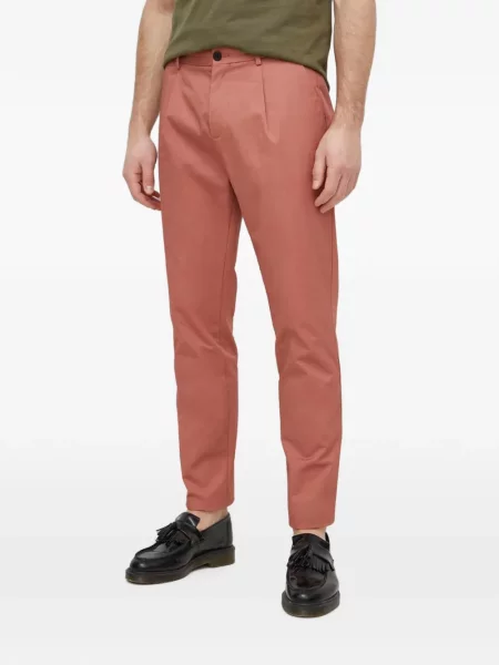 Pantaloni Sisley conici roz