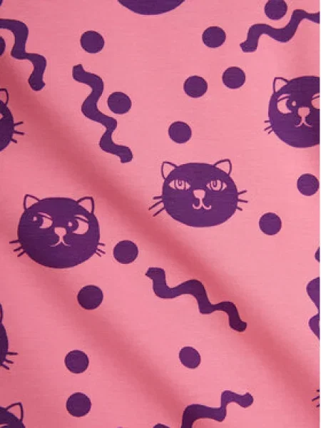 MINI RODINI Tamprės Squiggly Cats rožinė