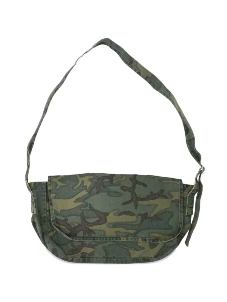 Geantă Needles cu imagine cu model camuflaj verde