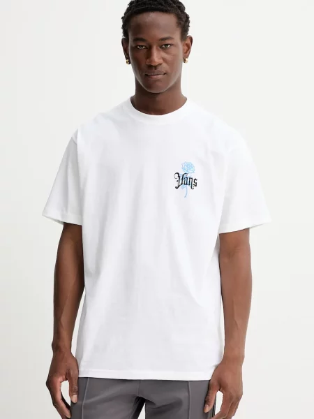 Тениска Vans с принт бяло