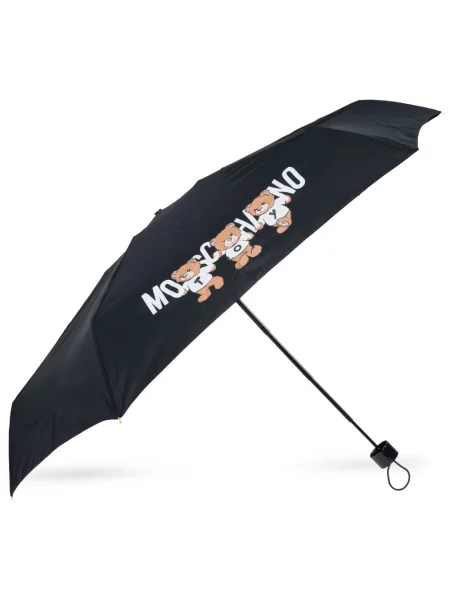Umbrelă Moschino cu imagine negru