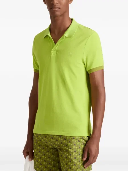 Scurt tricou polo Vilebrequin verde