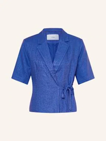 Y.A.S. Blezer W Stylu Kopertowym Z Rękawami blau niebieska