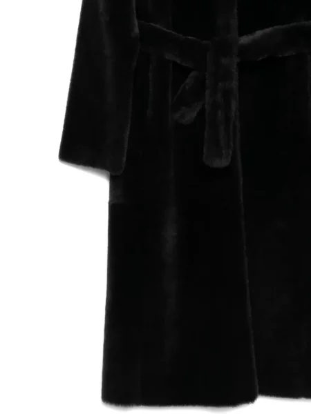 Kabát Liska s kapucí černý