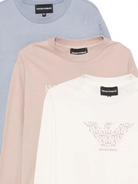 Koszulka dziecięca Emporio Armani niebieska