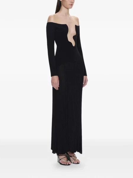 Rochie midi Christopher Esber negru