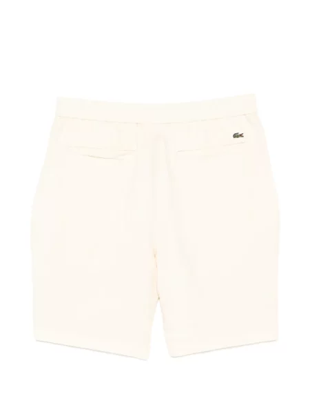 Pantaloni scurți Lacoste din țesătură twill