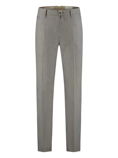 Plisované kalhoty Jacob Cohen šedé