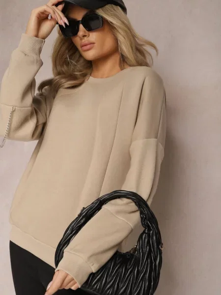 Bluza z Łańcuszkiem Eleutia beżowa