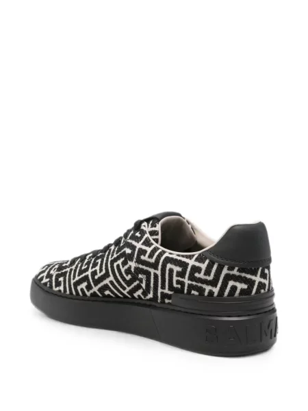 Sneakerși Balmain cu autograf negru