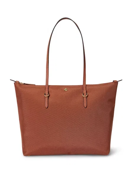 Geantă shopper Lauren Ralph Lauren maro