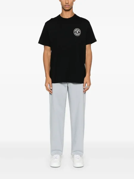 Tricou Versace Jeans Couture cu imagine negru