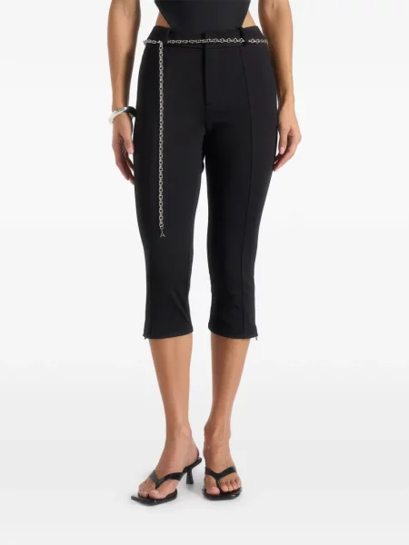 Cu centură pantaloni Manière De Voir negru