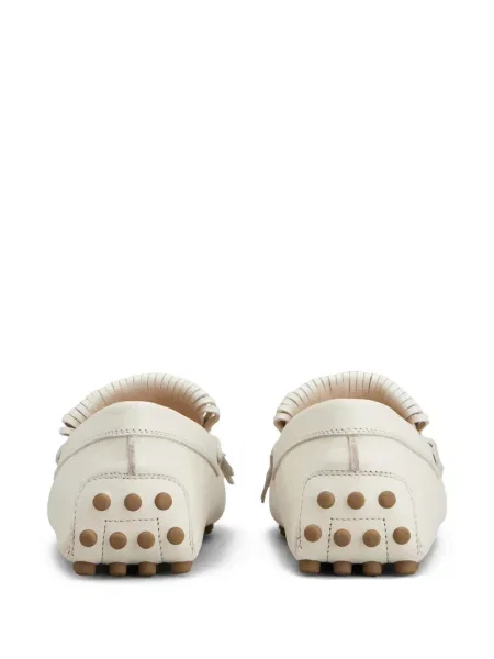Pantofi loafer Tod's din piele alb