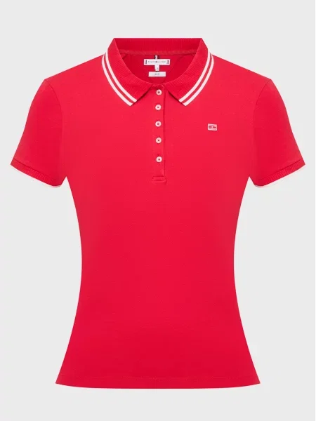 Поло Tommy Hilfiger красное