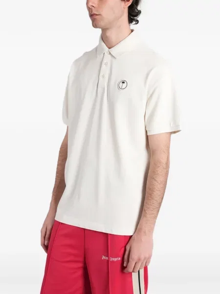 Tricou polo Palm Angels cu autograf