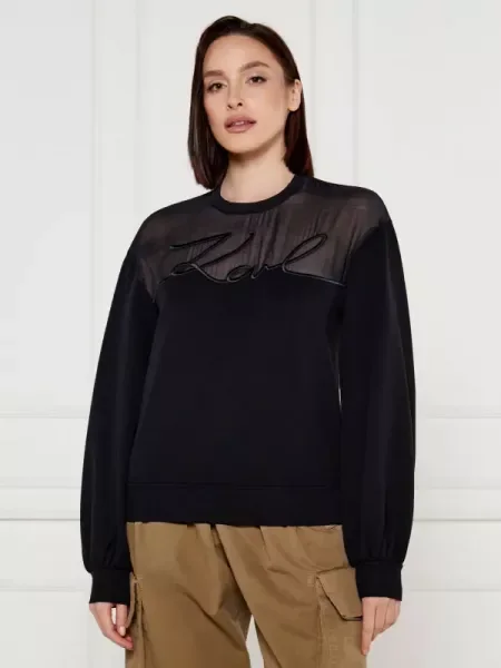 Karl Lagerfeld Hanorac negru