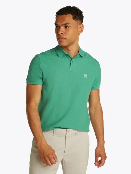 Polo majica Tommy Hilfiger zelena