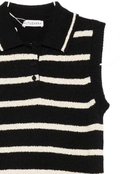 Top Altuzarra fără mâneci negru