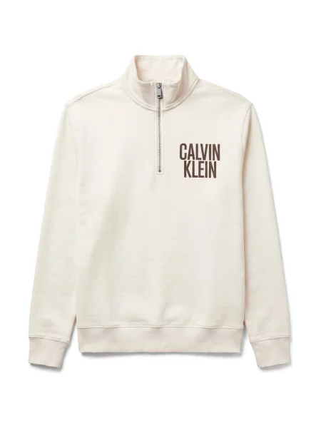 Mikina Calvin Klein Jeans béžová