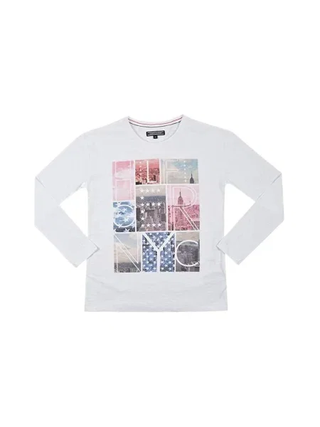 Tricou copii Tommy Hilfiger alb