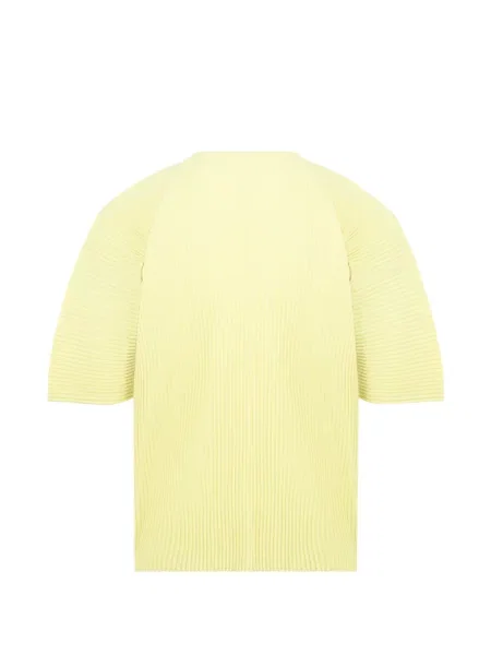 Scurt tricou Issey Miyake galben