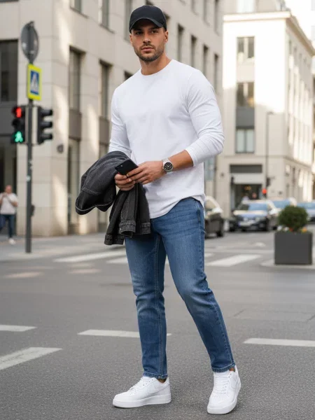 Pantaloni Dstreet albastru