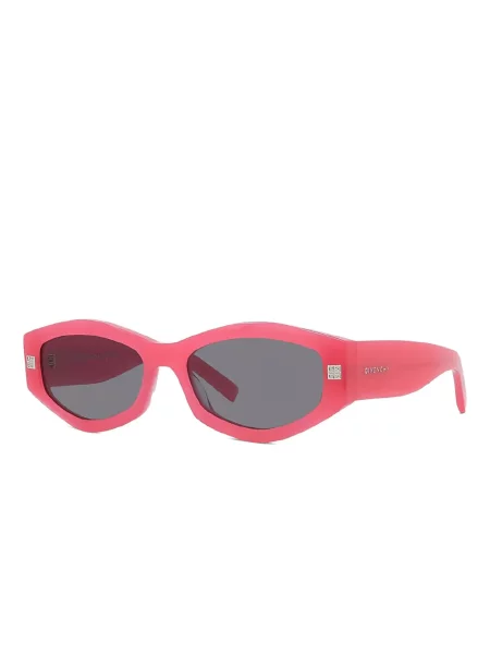 Ochelari de soare dreptunghiulari Givenchy roșu