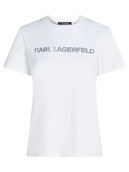 KARL LAGERFELD Tricou alb
