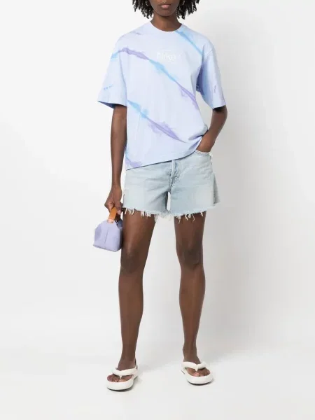 Pantaloni scurți Nike cu legături din fleece alergare roșu