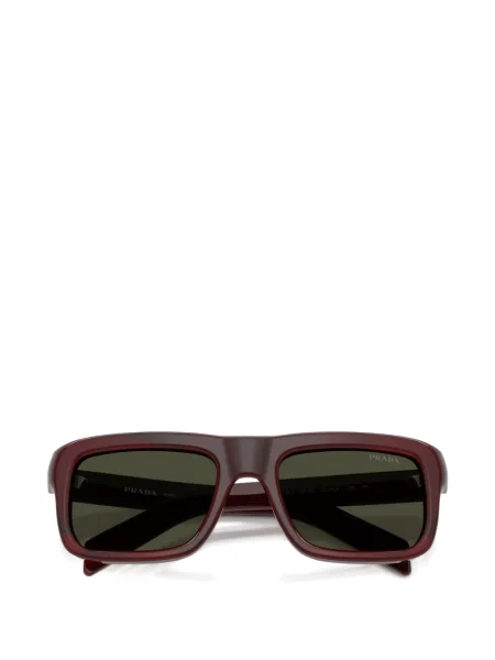 Kvadratne sunčane naočale Prada Eyewear smeđa