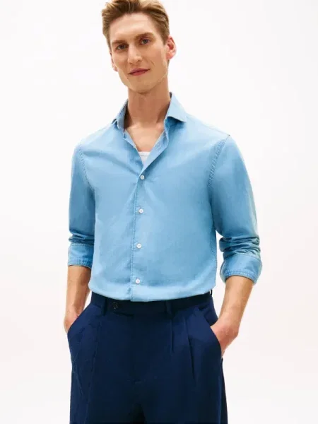 Tommy Hilfiger De blugi cămașă albastru